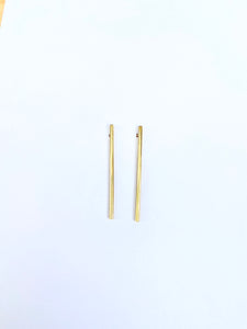 Earrings Stick Brass