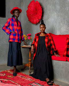 ‘Plains Of Mara’ Blazer Red/Blue