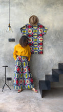 Load image into Gallery viewer, ‘Romance’ Afro Palazzo Trouser