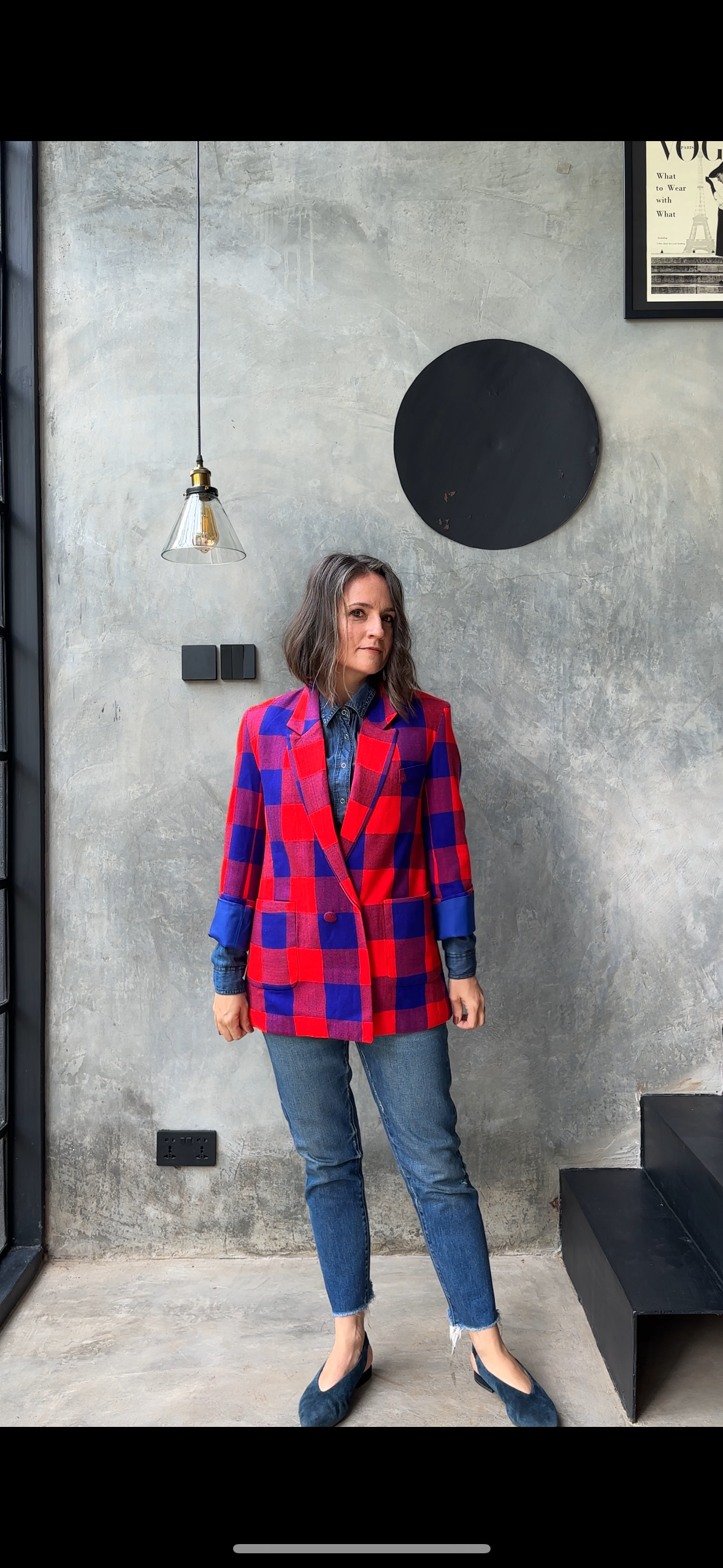 ‘Plains Of Mara’ Blazer Red/Blue