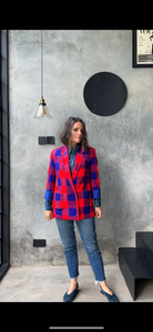 ‘Plains Of Mara’ Blazer Red/Blue