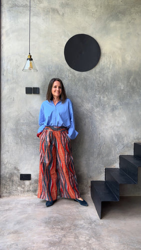 ‘Meander’ Palazzo Trousers