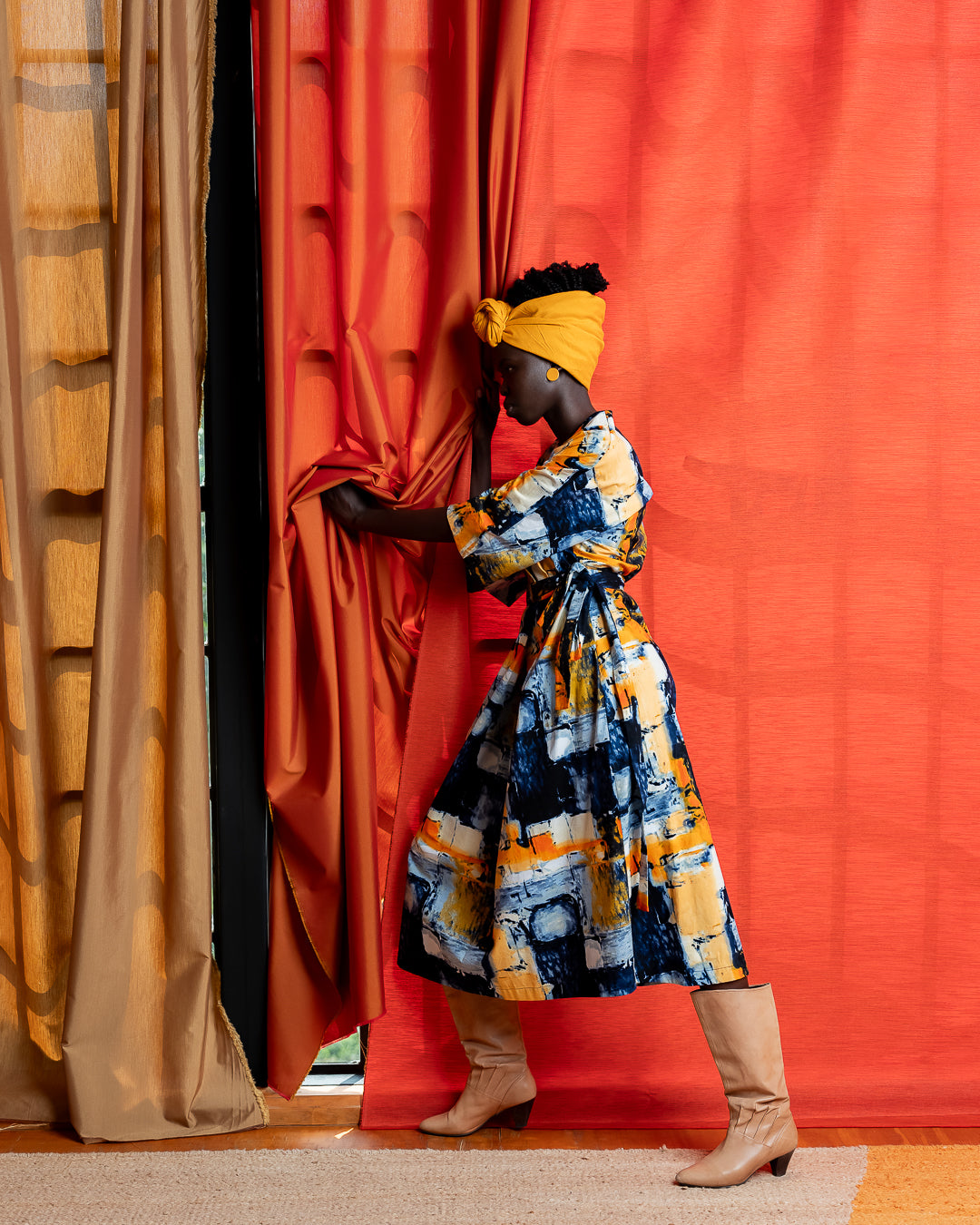 The 'Mondriaan' Wrap Dress
