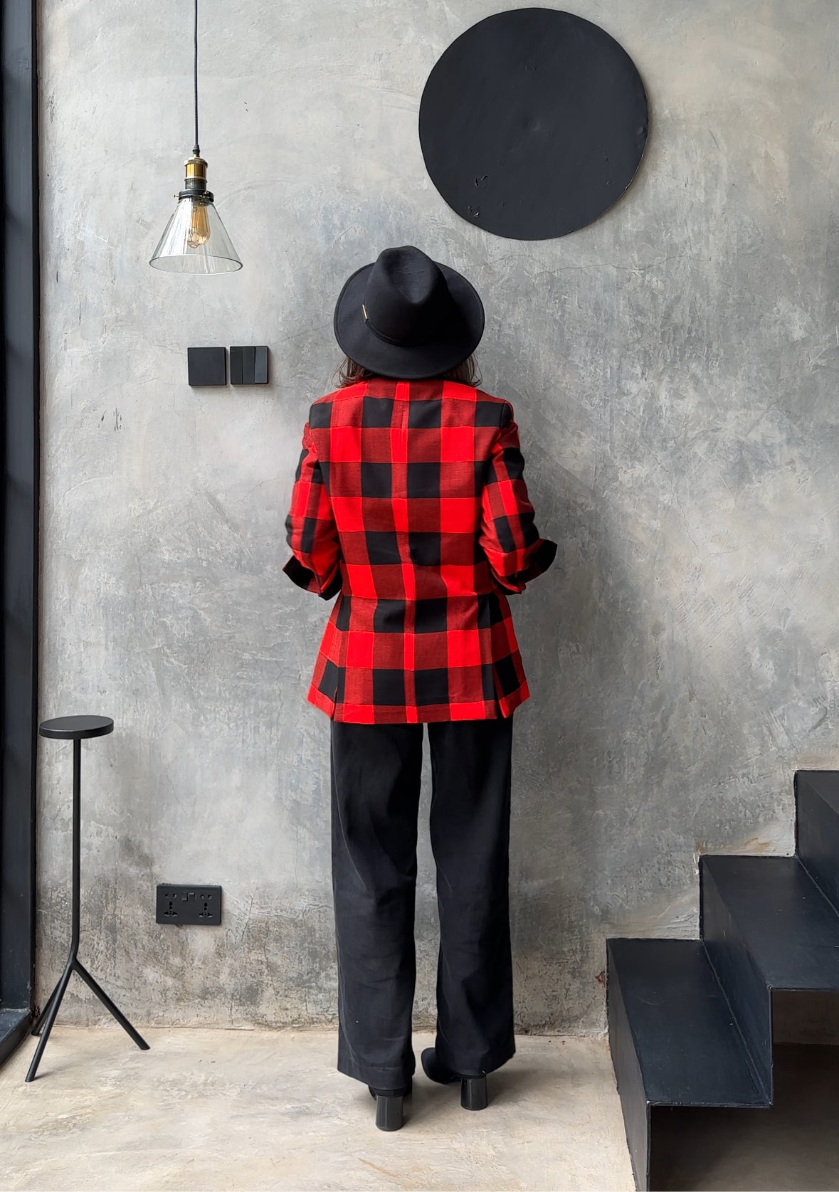 ‘Plains of Mara’ Blazer Red/Black