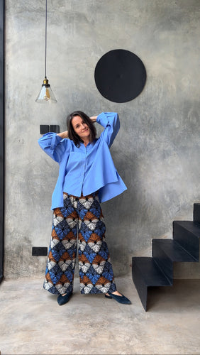 ‘Lion’s Mane’ Palazzo Trousers
