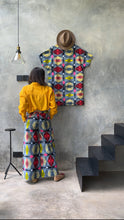 Load image into Gallery viewer, ‘Romance’ Afro Palazzo Trouser