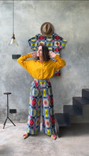 Load image into Gallery viewer, ‘Romance’ Afro Palazzo Trouser