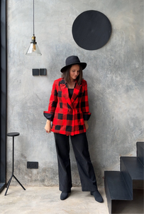 ‘Plains of Mara’ Blazer Red/Black