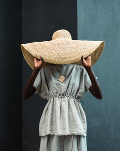 Freya Top Neutral Organic Linen