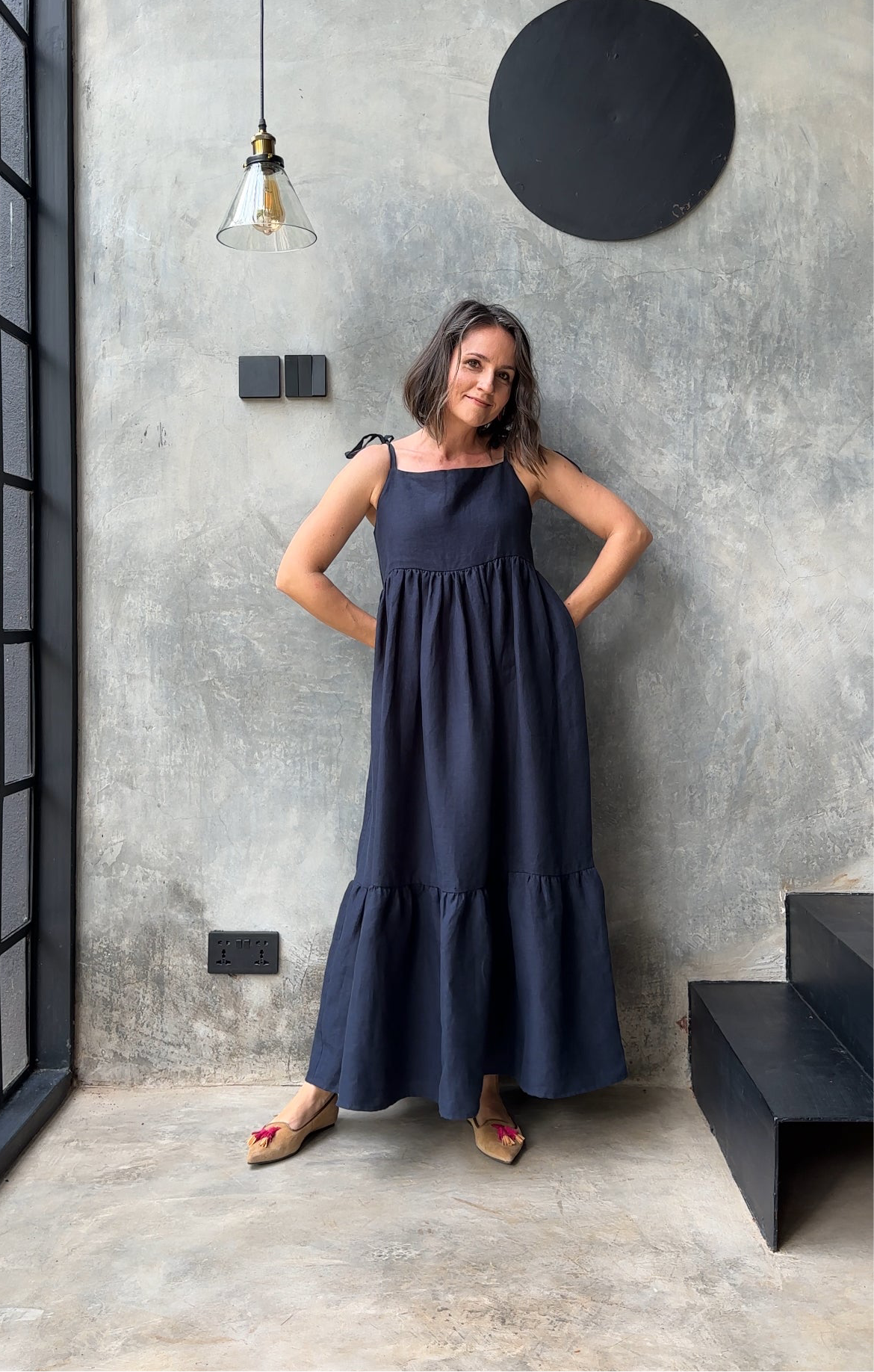 athena marie linen dress Linen dress Athena