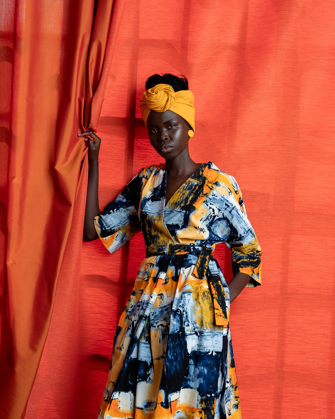 The 'Mondriaan' Wrap Dress