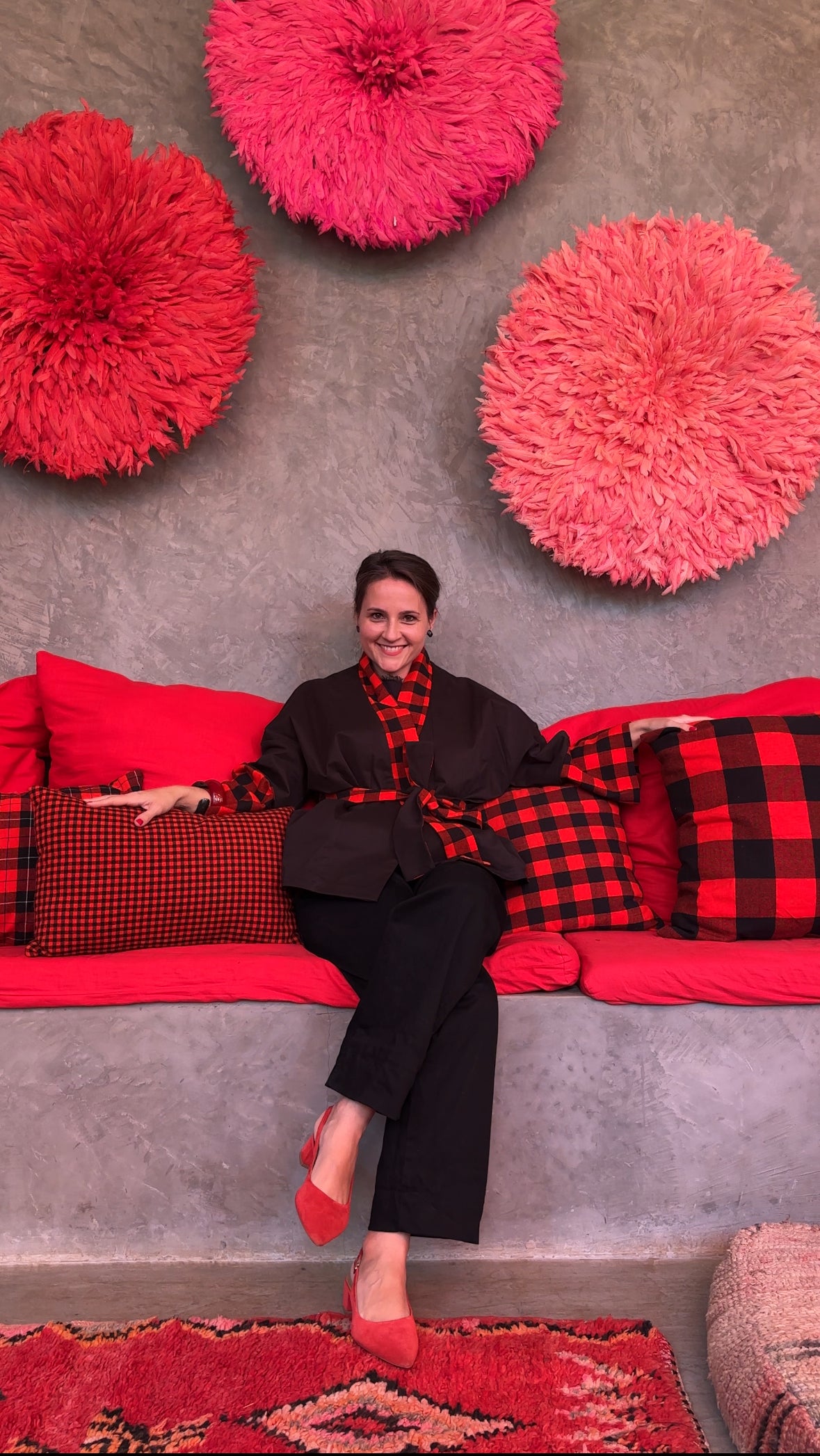 Maasai Shuka Kimono