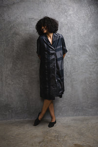 Yana Assymetric Kaftan Grey