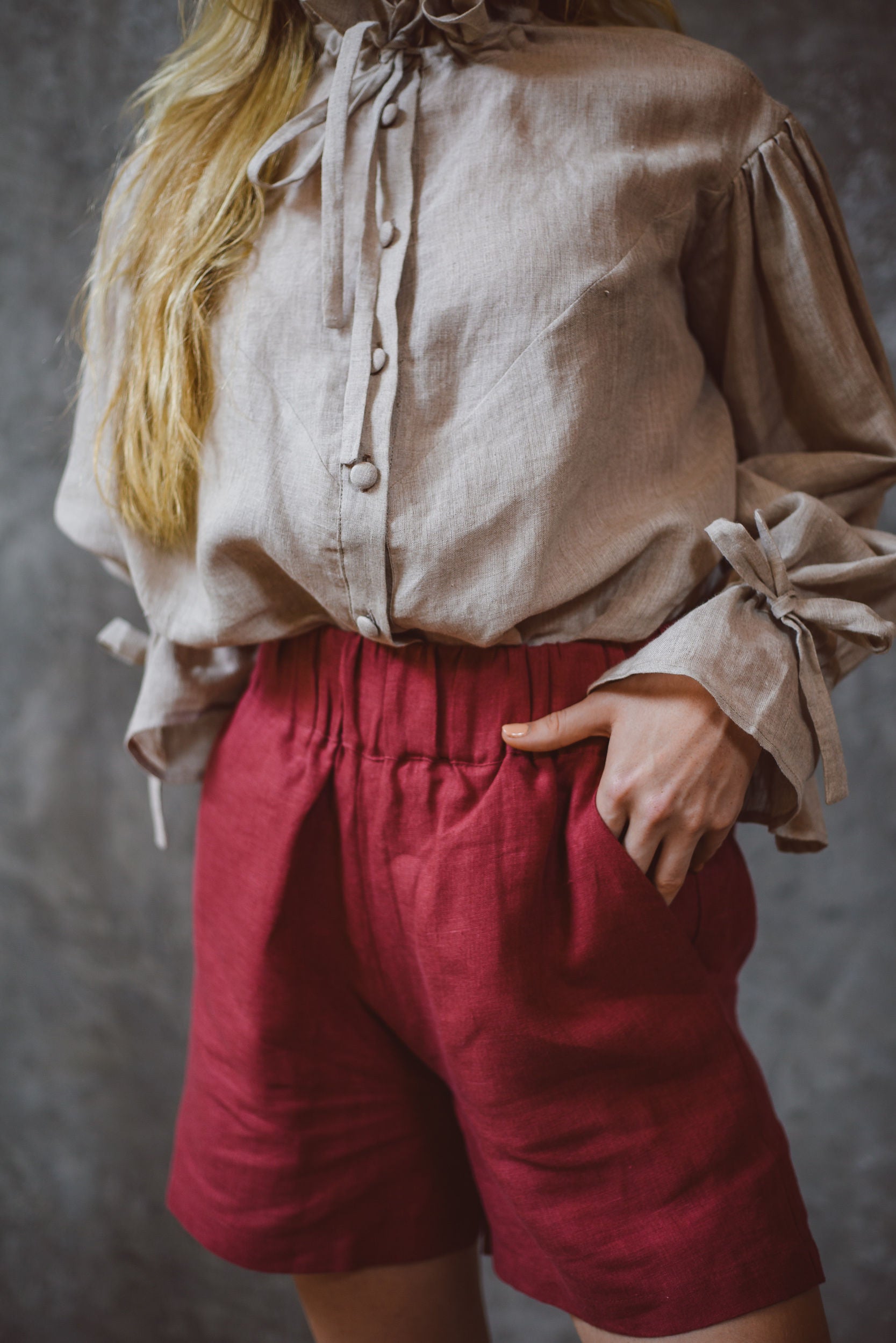 Arria Linen Shirt Neutral