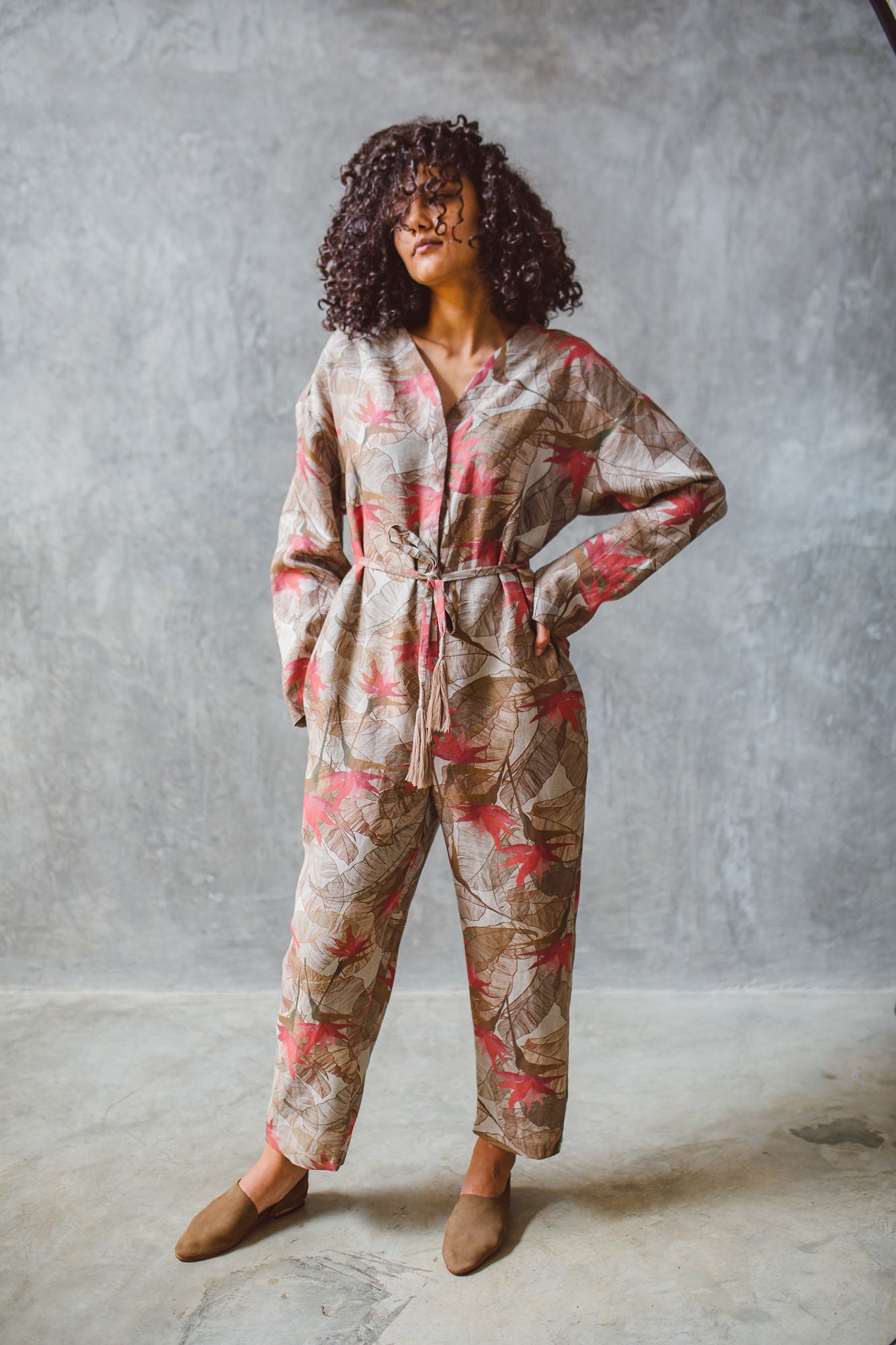 Damiane Jumpsuit 'Birds of Paradise '