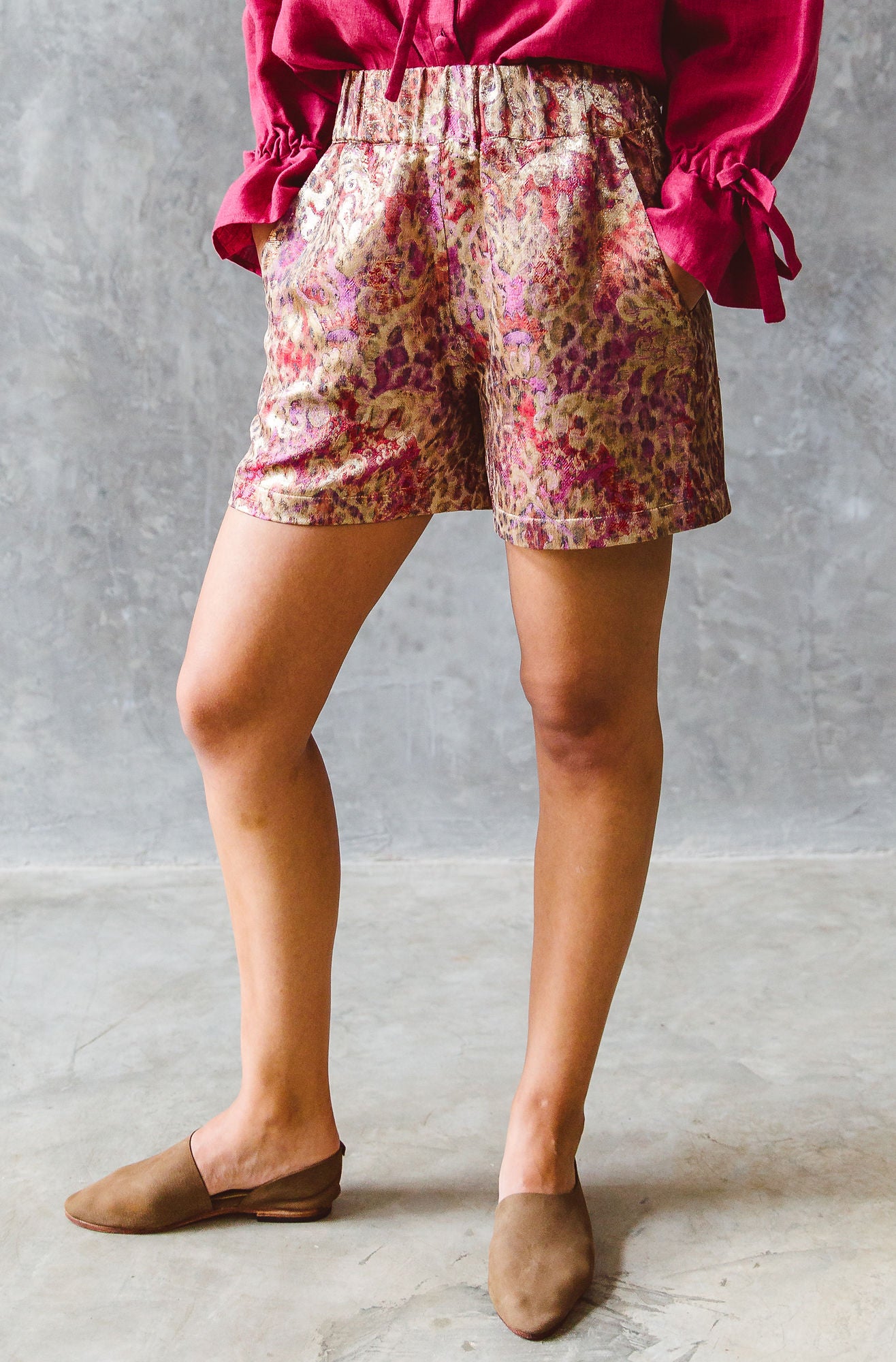 Laelia Palazzo Shorts Shimmer