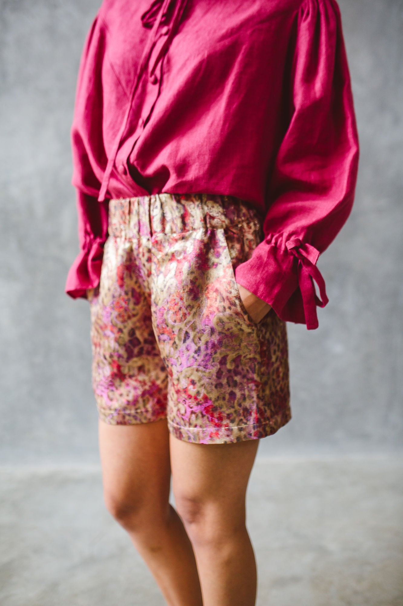 Laelia Palazzo Shorts Shimmer