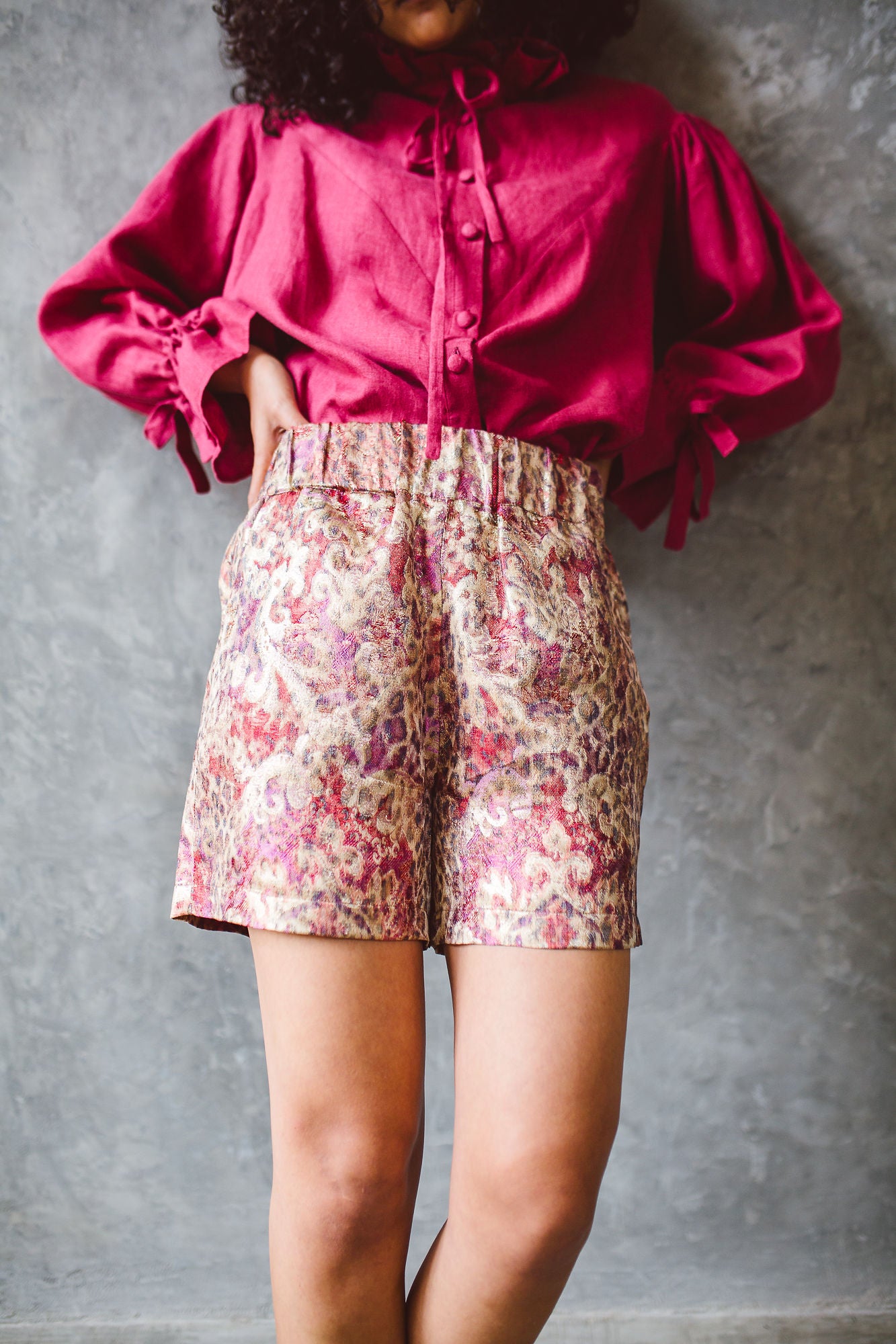 Laelia Palazzo Shorts Shimmer