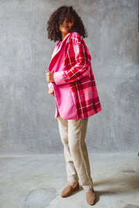 ‘Plains of Mara’ Reversible Coat Pink