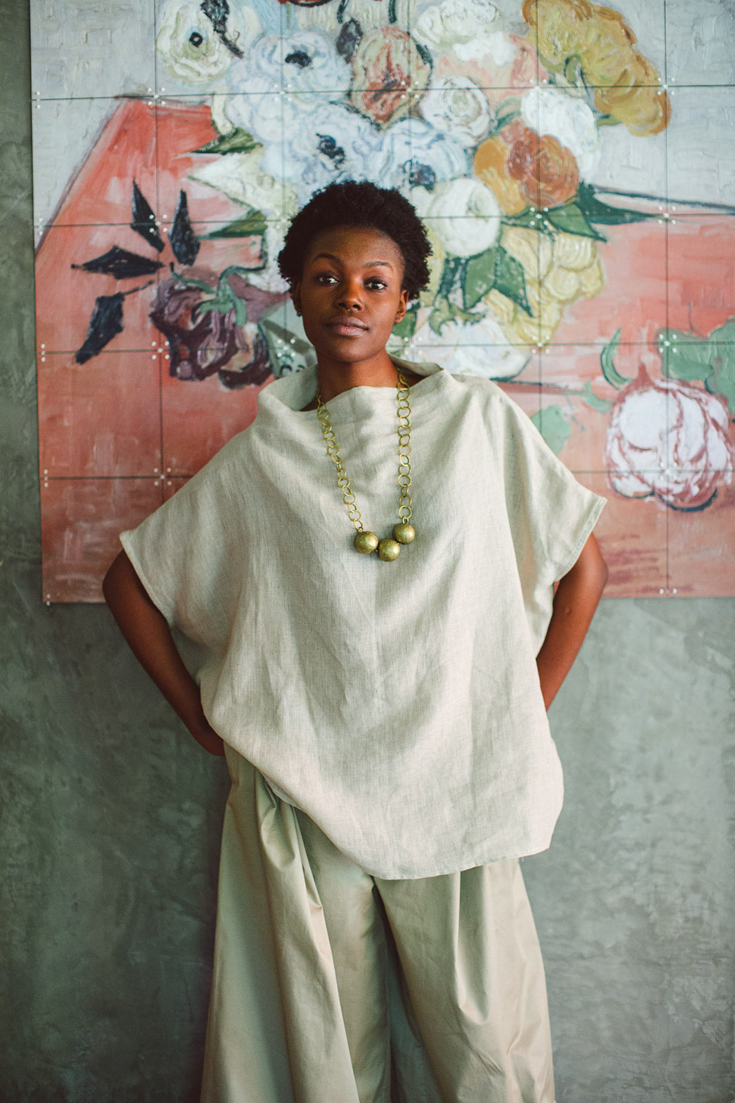 Tierra Top Organic Linen Neutral