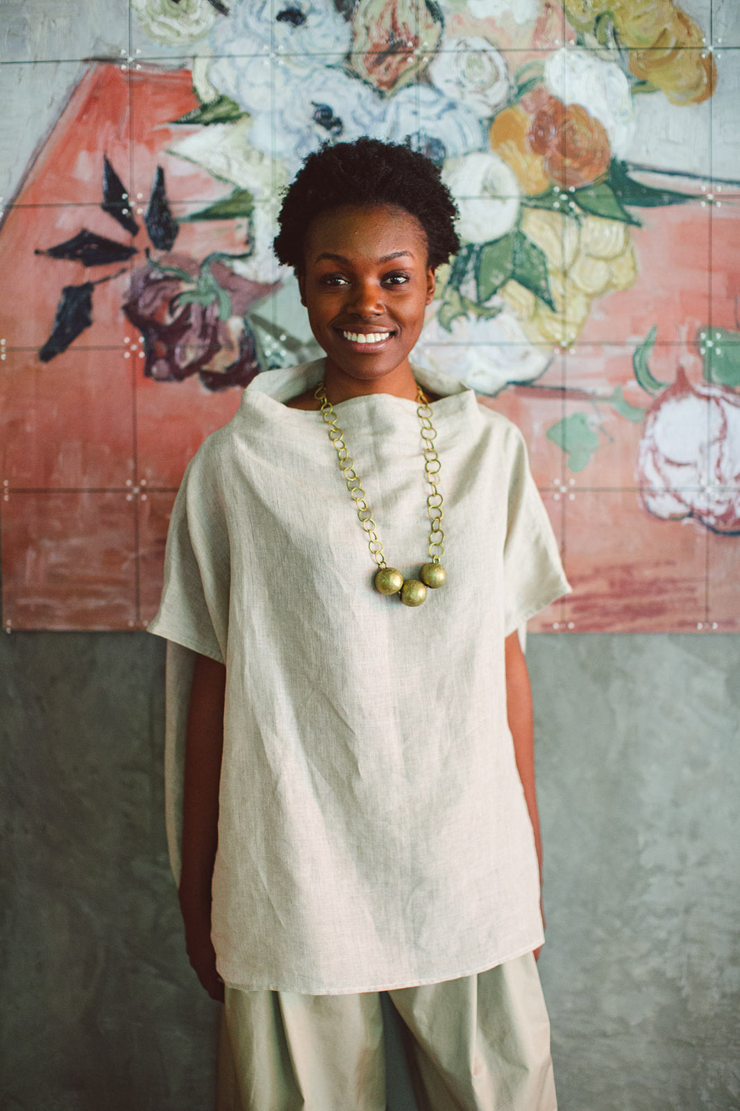 Tierra Top Organic Linen Neutral