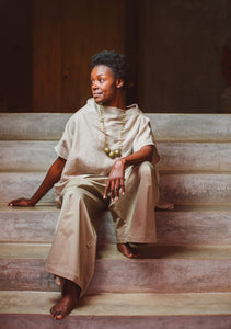Tierra Top Organic Linen Neutral