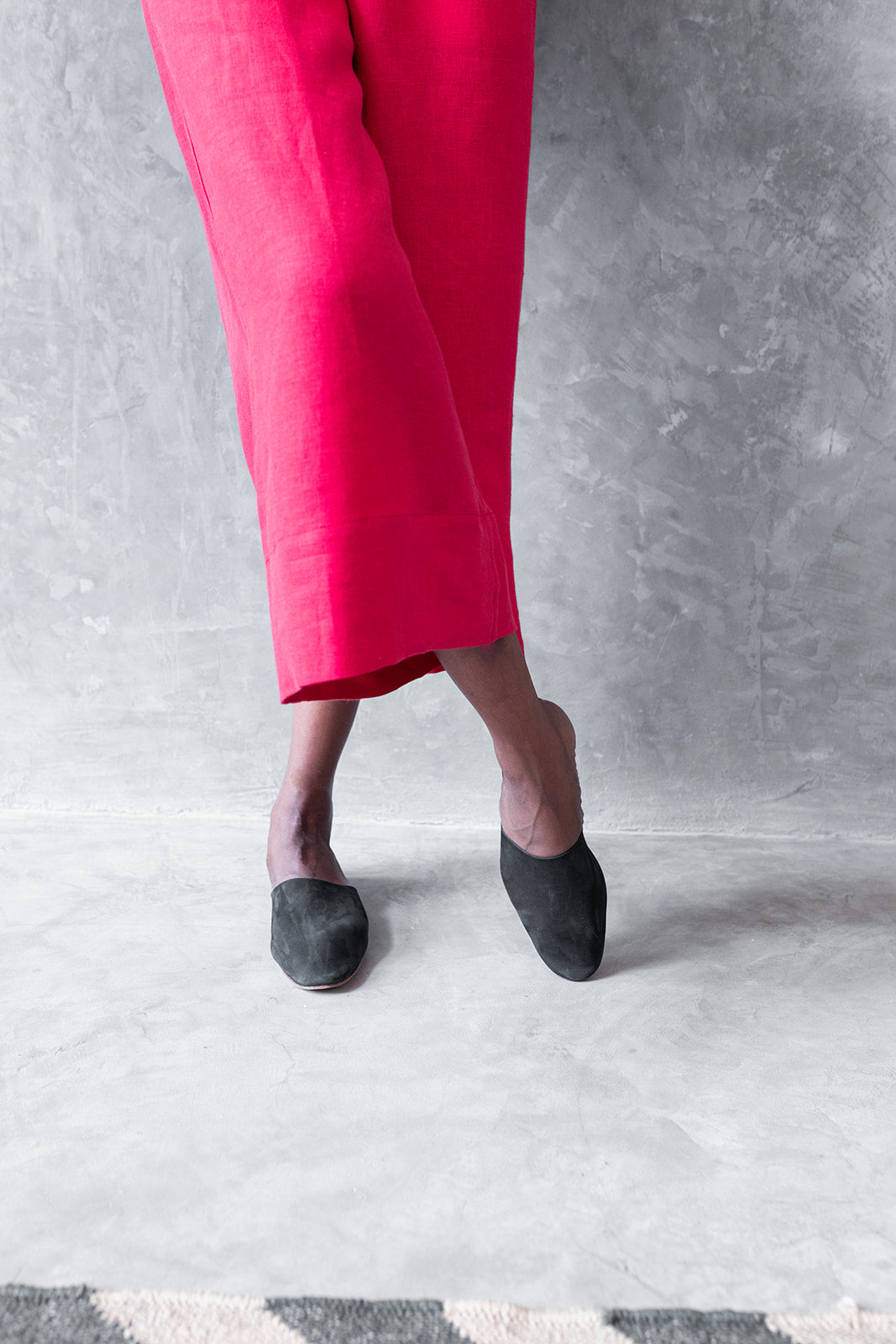 Palazzo Trouser Linen Red